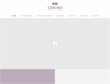 Tablet Screenshot of centris-capital.com